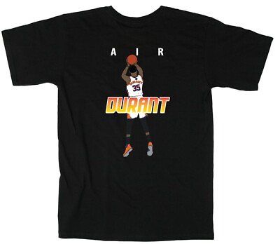 #ad Kevin Durant Phoenix Suns AIR Long Short Sleeve T Shirt $15.75