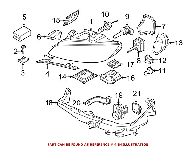 #ad For BMW Genuine Headlight Gasket Right 63117241144 $27.81
