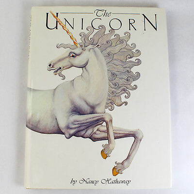 #ad The Unicorn Nancy Hathaway 1984 Illustrated Avenel Books Hardcover Dust Jacket $12.00