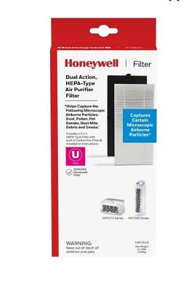 #ad 2 Honeywell U Filter HRF201B HHT270 Air Purifier HEPA Filter Replacement DUAL $17.99