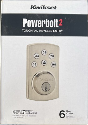 #ad Kwikset Powerbolt2 Electronic Deadbolt Smart Key $42.99