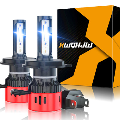 #ad 9003 H4 LED Headlight Bulbs Conversion Kit 70W 6000K High Low Dual Beam $29.99