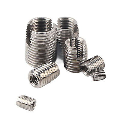 #ad 50Pcs Stainless Steel Inner Self Tapping Thread Inserts Set Repair Tool## $15.39