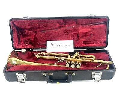 #ad YAMAHA YTR 637 Trumpet Gold USED Vintage Tested Working Great From JAPAN JP $480.00