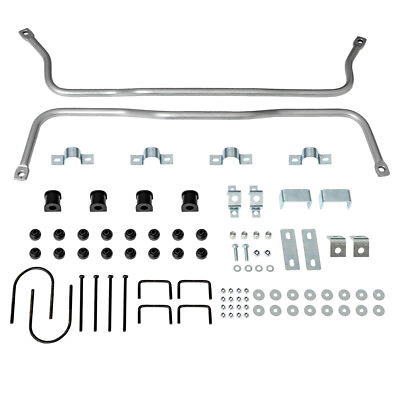 #ad Font Rear Sway Bar Bars w Linkage Kit fit Chevy Car Bel Air Nomad new 1955 57 $343.51