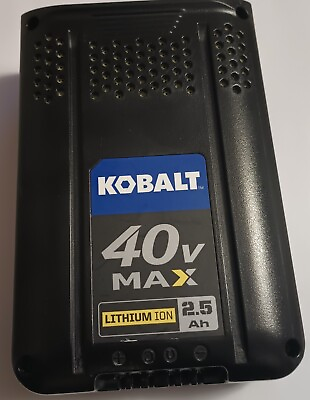 #ad Kobalt 40V MAX 2.5Ah Li Ion Battery Model KB 245 06 Fast Free Shipping . $74.00