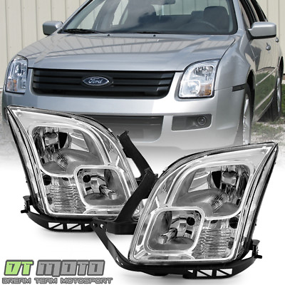 #ad 2006 2009 Ford Fusion Headlights Headlamps Replacement 06 07 08 09 LeftRight $159.99