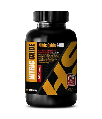 #ad nitric oxide capsules NITRIC OXIDE 2400 sport supplements 60 Capsules $17.51
