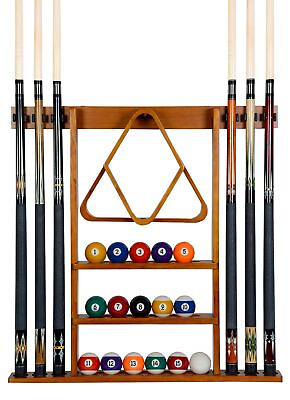 #ad Iszy Billiards Pool Cue Rack Billiard Pool Stick and Ball Holder Only 100... $87.34