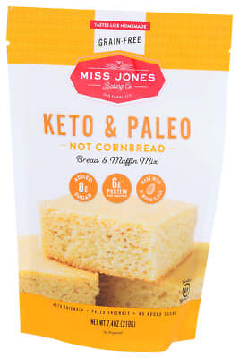 #ad Miss Jones Baking Co Cornbread Mix Keto Gluten Free 7.4 Oz $13.64