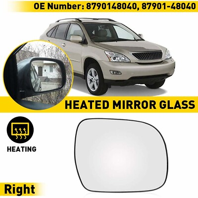 #ad Mirror Glass for 2004 2009 Lexus Right Side RX330 RX350 RX400H Passenger $15.22