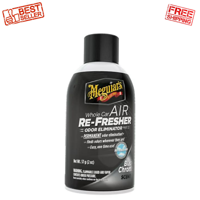 #ad Meguiar#x27;s G181302 Whole Car Air Re Fresher Odor Eliminator Mist Black $9.99