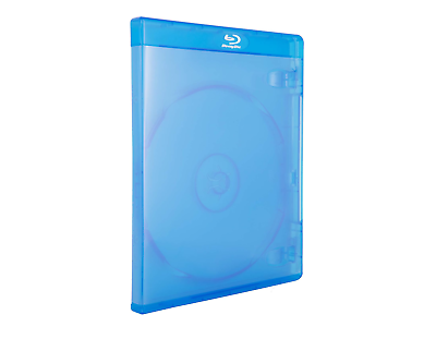 #ad Blu ray replacement cases Logo Standard 12mm Single Disc with outer plastic $6.95