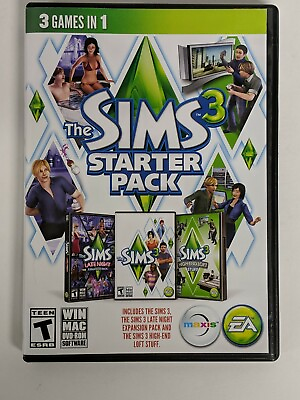 #ad Sims 3: Starter Pack Windows Mac SIMS 3 Late Night Expansion High End Loft $5.99