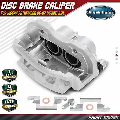 #ad Front Left Brake Caliper with Bracket for Nissan Pathfinder 96 97 INFINITI 3.3L $58.99