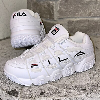 #ad New FILA 5BM00539 125 Uproot White Low Top Chunky Sneakers Shoes 10 $39.96
