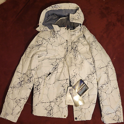 #ad searipe marbled design ski jacket triple insulated water wind resistant XS $119.99