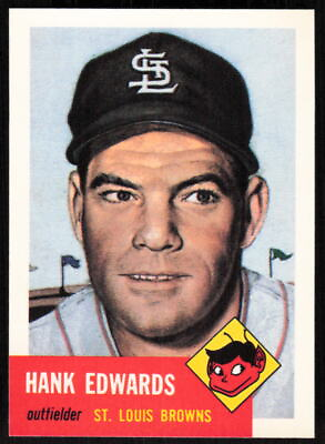 #ad 1991 Topps Archives 1953 #90 Hank Edwards FREE SHIPPING $1.31