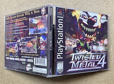 #ad Replacement Case Only Twisted Metal 4 Sony PlayStation 1 PS1 1999 $12.99