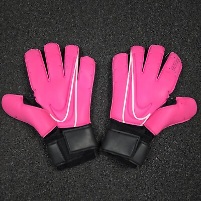 #ad New Nike Premier SGT RS Promo Goalkeeper GK Gloves Pink Adult Sz 11 CK4874 610 $75.00