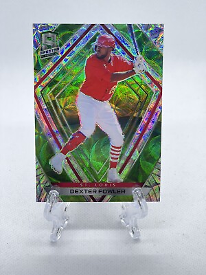 #ad 2022 Panini Chronicles Spectra Dexter Fowler Neon Green Prizm 49 Cardinals 91 $2.50