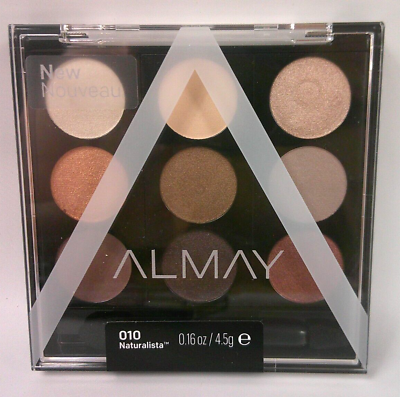 #ad Almay Palette Pops Wet Dry Eyeshadow 9 Shades 010 Naturalista New $19.99