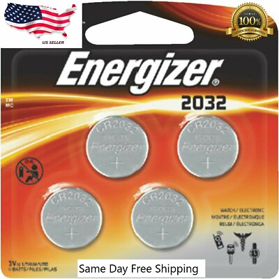 #ad Energizer Batteries CR2032 240 mAh 3V Lithium Coin Cell 4 Pack $5.99