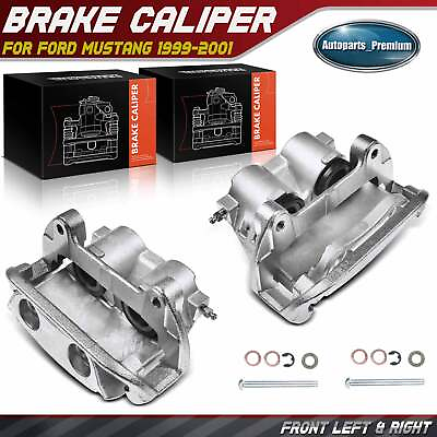 #ad 2x Brake Caliper with Bracket for Ford Mustang SVT 1999 2001 Front Left amp; Right $109.99