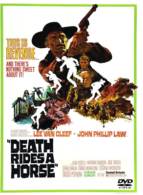 #ad DEATH RIDES a HORSE DVD 1967 Western classic Film Lee Van Cleef John Phillip Law $8.69