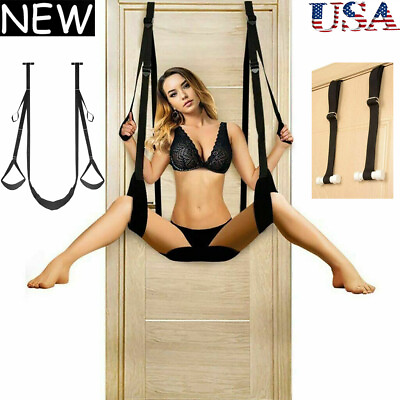 #ad BDSM Sex Swing Hanging Door Handcuffs Bondage Adult SM Sex Toys Couple HOT 3 Pad $22.49