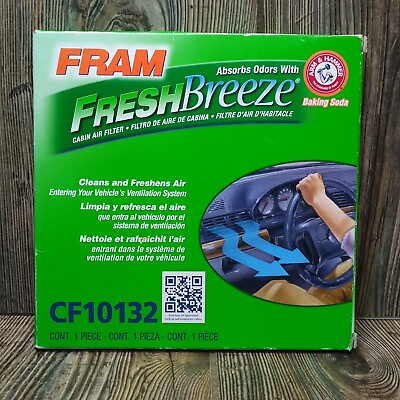 #ad FRAM Fresh Breeze CF10132 Cabin Air Filter Toyota Lexus Absorbs Odors Cleans Air $12.79