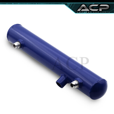 #ad 1 Liter 1000ML Blue Overflow Catch Can Tank Radiator Coolant Aluminum Reservoir $20.99