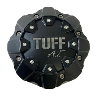 #ad TUFF A.T. C809301CB3 C C809301 2CAP Matte Black Wheel Center Cap $39.99