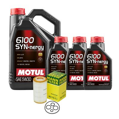 #ad 8L Motul 8100 XMAX 0W40 Mann Filter Engine Motor Oil Kit A209 C209 CLK350 3.5L $76.95