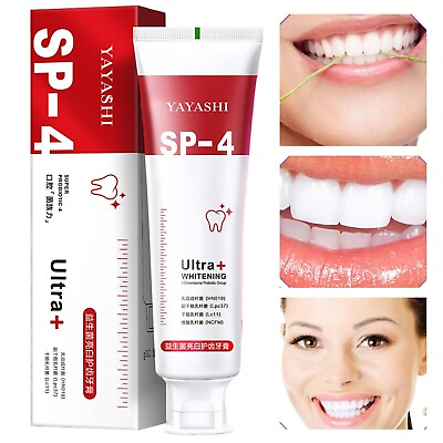 #ad SP 4 Probiotic ToothpasteYayashi Sp 4 Toothpaste Whitening Quick White NEW $7.99