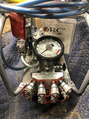 #ad Hytorc Air over Hydraulic Power Pack 8 Port Pump $3400.00