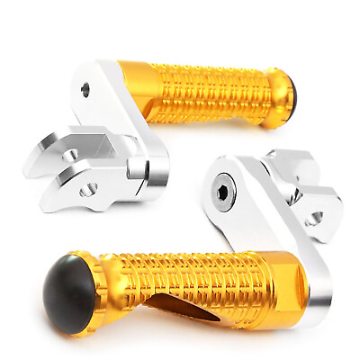 #ad Gold Front Foot Pegs MPRO 40mm Extension For CB900F Hornet 02 04 05 06 07 $57.84