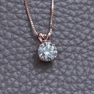 #ad 1 Ct Round Cubic Zirconia Women#x27;s Pendant 925 Sterling Silver $2.00
