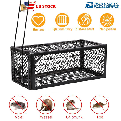 #ad USA Mouse Trap Rat Trap Rodent Trap Live Catch Cage Easy to Set Up and Reuse US $11.34