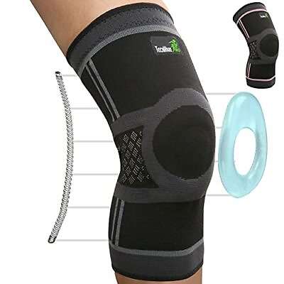 #ad Adjustable Knee Brace Open Patella Knee Support for Meniscus Tear Knee Wraps XL $20.70