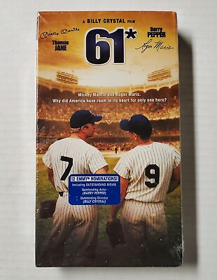 #ad 61* VHS Tape NEW Sealed Warner Home Video Mark On Seal $7.95
