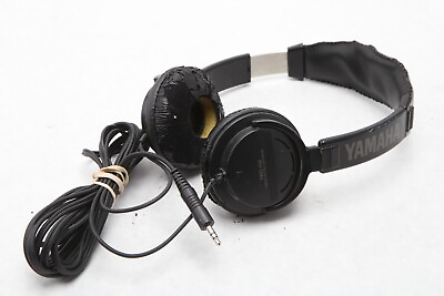 #ad Yamaha RH 5Ma Monitor Headphones Black Adjustable Headband. Tested READ C22 $32.19