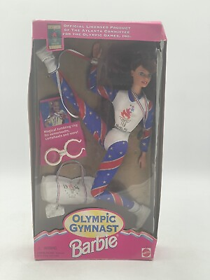 #ad Barbie Olympic Gymnast Atlanta Olympics Barbie $9.99