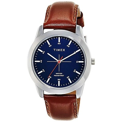 #ad TIMEX Analog Men#x27;s Watch Dial Colored Strap $22.78