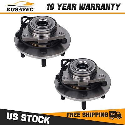 #ad Pair Front Wheel Hub Bearings Assembly For 2002 2005 Dodge Ram 1500 5 Lugs w ABS $105.99