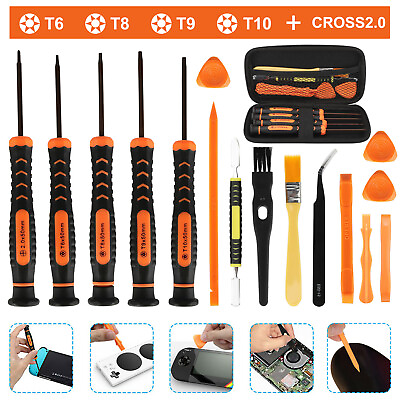 #ad Cleaning Repair Set Portable Screwdriver Kit for Xbox One 360 PS3 PS4 Controller $11.48