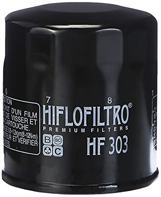 #ad HiFloFiltro HF303 Black Standard Premium Oil Filter Single Single $19.18