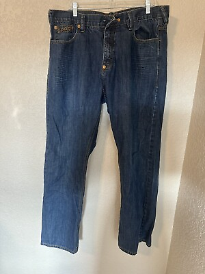 #ad COOGI Australia Men#x27;s Jeans 1969 Size W38xL34 Embroidered Logo Missing Button $25.99
