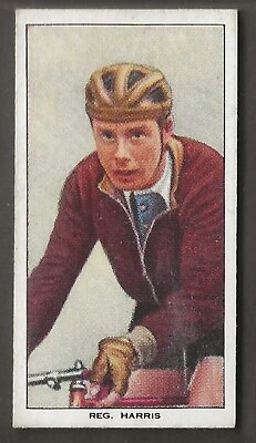 #ad BRITISH AUTOMATIC SPORTSMEN 1955 STAMPED #20 CYCLING REG HARRIS GBP 2.99