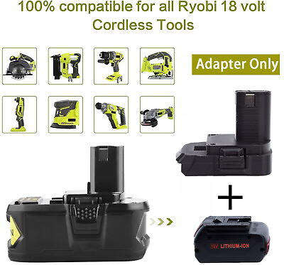 #ad For BOSCH 18V Li ion Battery Adapter Conver to for Ryobi 18V Series Power Tools $17.81